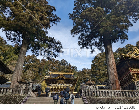 人気の世界遺産、日光東照宮の荘厳な建築物 人気の世界遺産、日光東照宮の荘厳な建築物 112413939
