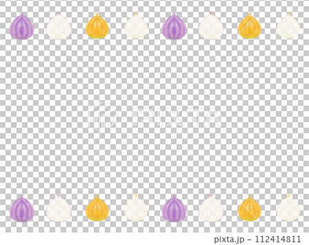 Cute onion frame illustration frame Cute onion frame illustration frame 112414811