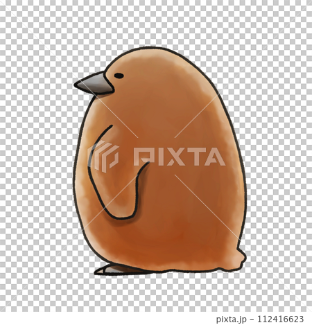 キングペンギンのヒナ 112416623