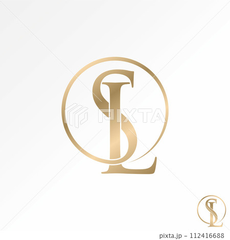 Logo design graphic concept creative vector premium stock sign abstract letter initial SL or LS serif font circle connect Relate monogram beauty brand Logo design graphic concept creative vector premium stock sign abstract letter initial SL or LS serif font circle connect Relate monogram beauty brand 112416688