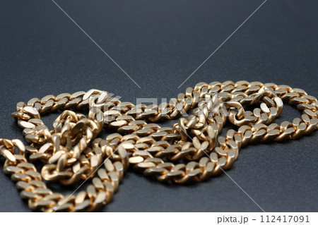 金メッキが剥がれたネックレス 112417091