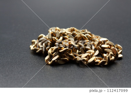 金メッキが剥がれたネックレス 112417099