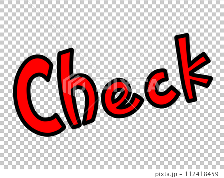 CHECK character illustration 112418459
