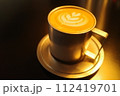 カフェラテ 112419701