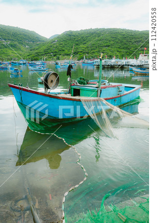 boat on the sea boat on the sea 112420558