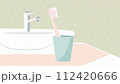 シンプルな洗面台のイラスト 112420666