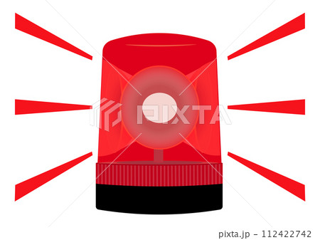 回転警告灯が光る 回転警告灯が光る 112422742
