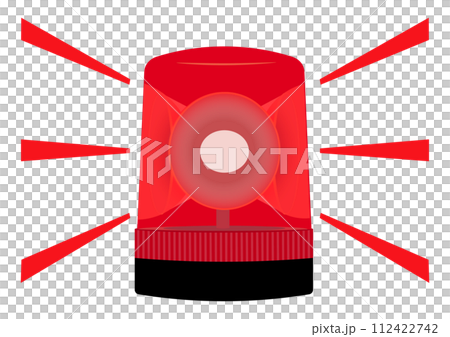 回転警告灯が光る 回転警告灯が光る 112422742