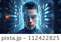 robot cyborg ai chatbot man white 112422825