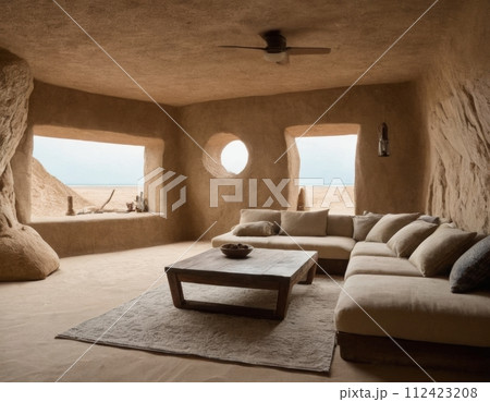 Iconic living room interior. 112423208