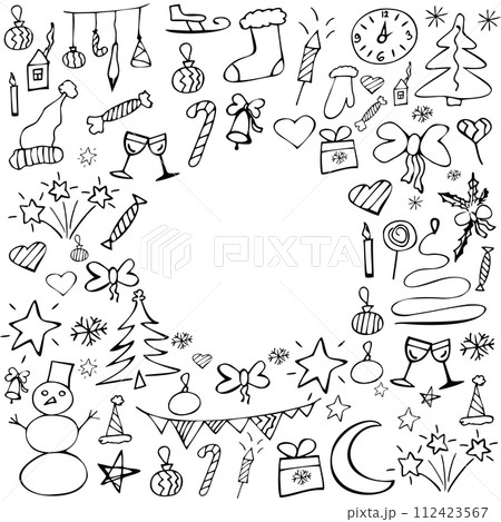 holiday,a set of icons for christmas holiday,a set of icons for christmas 112423567