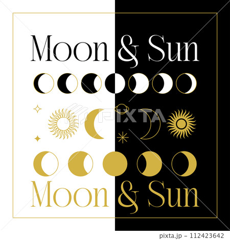 Moon Phases Sun Moon Phases Sun 112423642