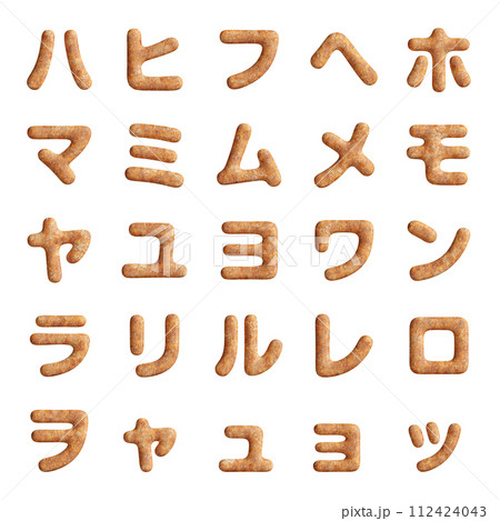 錆びたカタカナの文字 錆びたカタカナの文字 112424043