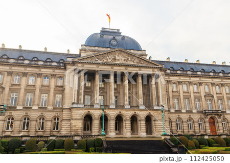 Facade of the Royal Palace in Brussels, Belgium Facade of the Royal Palace in Brussels, Belgium 112425050