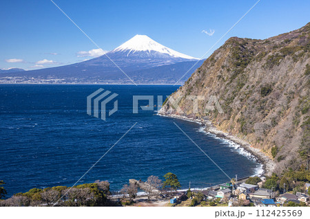 【静岡県_伊豆_煌めきの丘】青い駿河湾と霊峰富士山と南アルプスの展望スポット 112425569