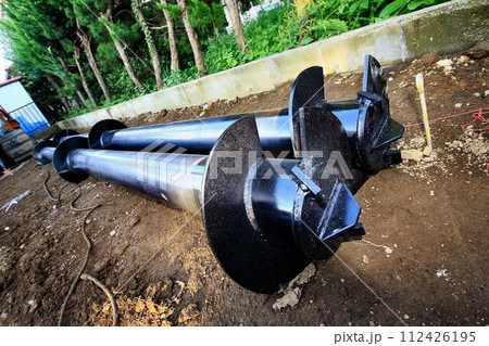 耐震性能を足元から下支えする… 注文住宅の鋼管杭 112426195