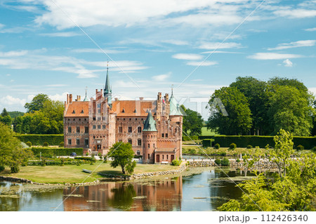 Egeskov castle on Funen island in Denmark 112426340
