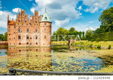 Egeskov castle on Funen island in Denmark Egeskov castle on Funen island in Denmark 112426446