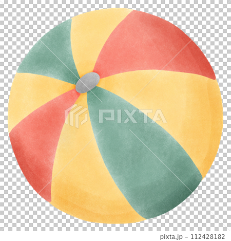 Beach ball. inflatable pool ball 112428182