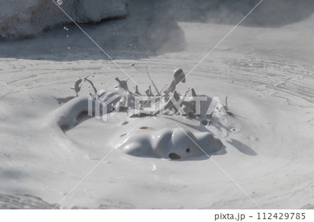 大地の芸術？　別府坊主地獄  112429785