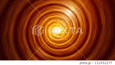 Yellow energy magic hi-tech digital tunnel spiral vortex whirlpool frame made of futuristic force field energy lines. Abstract background Yellow energy magic hi-tech digital tunnel spiral vortex whirlpool frame made of futuristic force field energy lines. Abstract background 112432277