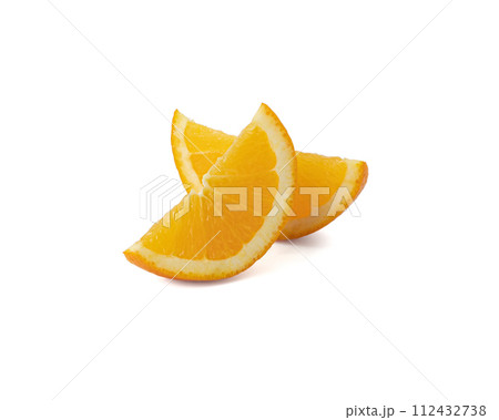 Orange slice isolated on white background Clipping Path Orange slice isolated on white background Clipping Path 112432738