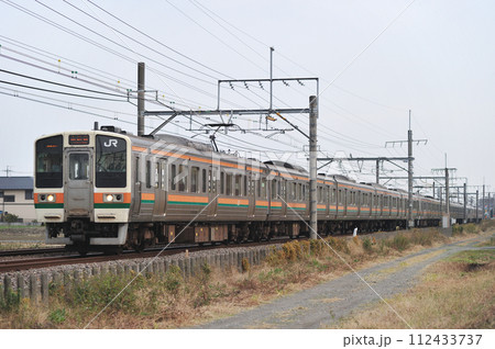 高崎線　行田ー熊谷　JR東日本　211系　B-1編成（高崎） 112433737