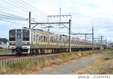 高崎線　行田ー熊谷　JR東日本　211系　A-24編成（高崎） 112433742