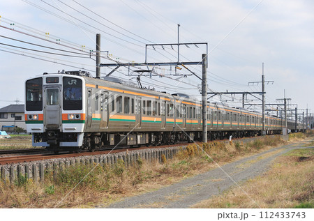 高崎線　行田ー熊谷　JR東日本　211系　A-37編成（高崎） 112433743