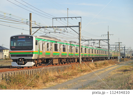 高崎線 行田ー熊谷 JR東日本 E231系1000番台 S-03編成(国府津) 高崎線 行田ー熊谷 JR東日本 E231系1000番台 S-03編成(国府津) 112434810