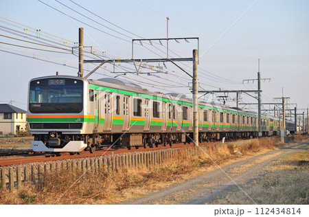 高崎線 行田ー熊谷 JR東日本 E231系1000番台 U587編成(小山) 高崎線 行田ー熊谷 JR東日本 E231系1000番台 U587編成(小山) 112434814