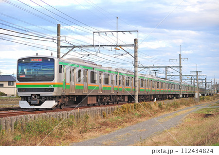 高崎線 行田ー熊谷 JR東日本 E231系1000番台 S-06編成(国府津) 高崎線 行田ー熊谷 JR東日本 E231系1000番台 S-06編成(国府津) 112434824