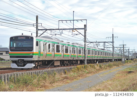 高崎線 行田ー熊谷 JR東日本 E231系1000番台 S-19編成(国府津) 高崎線 行田ー熊谷 JR東日本 E231系1000番台 S-19編成(国府津) 112434830