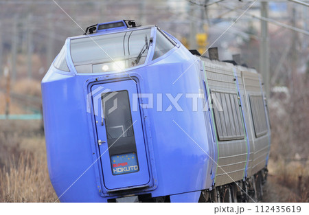 千歳線　北広島ー島松　JR北海道　キハ281系　スーパー北斗 112435619