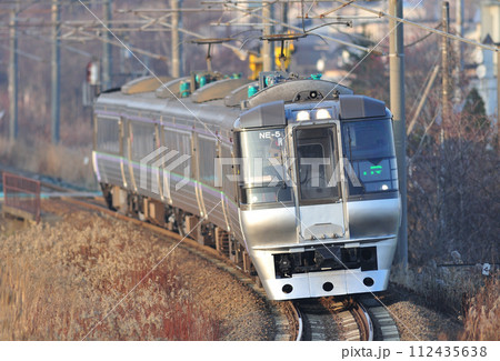 千歳線 北広島ー島松 JR北海道 785系 NE-2編成(札幌) すずらん 千歳線 北広島ー島松 JR北海道 785系 NE-2編成(札幌) すずらん 112435638