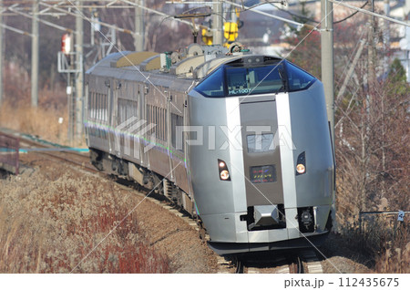 千歳線　北広島ー島松　JR北海道　789系1000番台　HL-1007編成（札幌）　スーパーカムイ 112435675