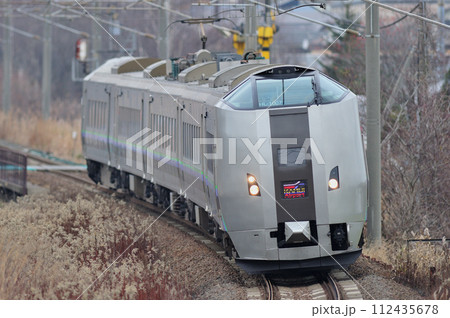 千歳線　北広島ー島松　JR北海道　789系1000番台　HL-1007編成（札幌）　スーパーカムイ 112435678