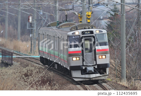 千歳線 北広島ー島松 JR北海道 731系 G-117編成(札幌) 千歳線 北広島ー島松 JR北海道 731系 G-117編成(札幌) 112435695