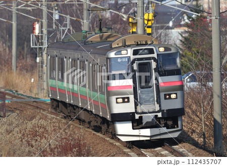 千歳線 北広島ー島松 JR北海道 731系 G-111編成(札幌) 千歳線 北広島ー島松 JR北海道 731系 G-111編成(札幌) 112435707