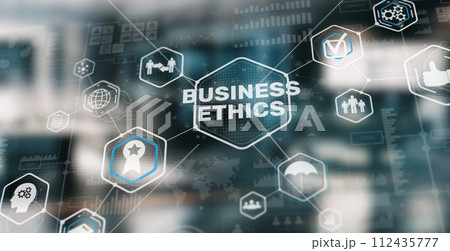 Business Ethics Concept 2024. Behavior and manners in communication 112435777