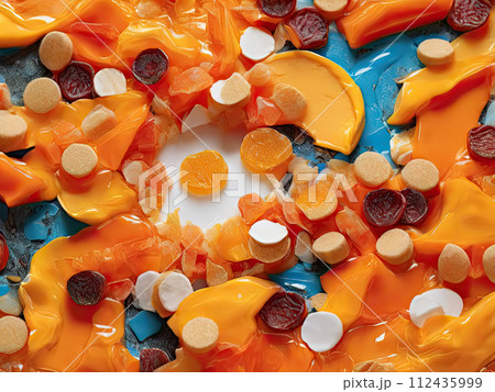 Colorful sweet candy background. Colorful sweet candy background. 112435999