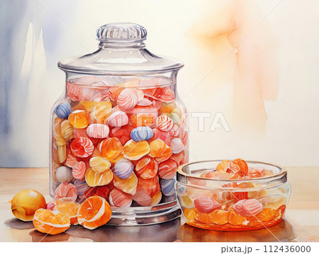 Colorful sweet candy background. Colorful sweet candy background. 112436000