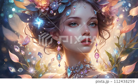 女性・女の子のイラスト素材 女性・女の子のイラスト素材 112438259