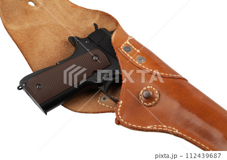 Automatic Pistol, Caliber .45 in holster Automatic Pistol, Caliber .45 in holster 112439687