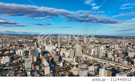 都市のドローン空撮 都市のドローン空撮 112440012
