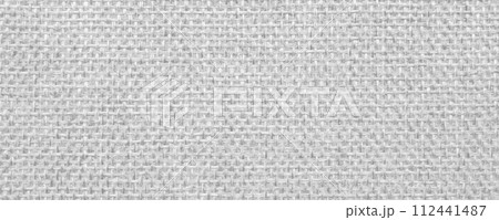 White linen canvas fabric texture background White linen canvas fabric texture background 112441487