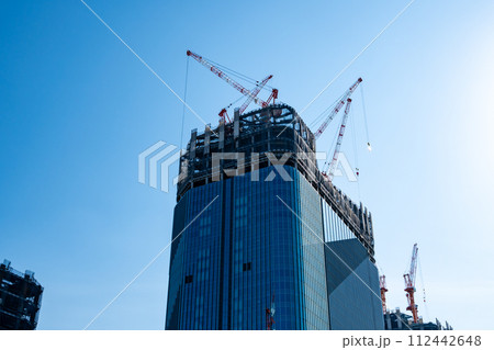 大規模建設現場 再開発が進む高輪周辺 2024.02 j-1 大規模建設現場 再開発が進む高輪周辺 2024.02 j-1 112442648