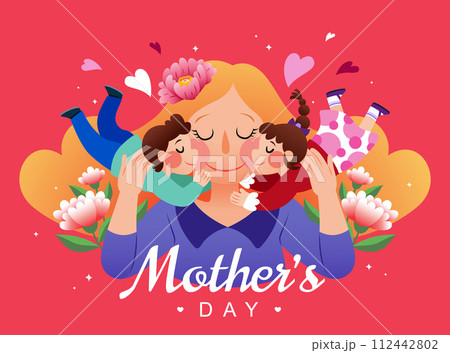 Lovely Mothers Day card 112442802