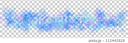 青いスプラッシュフレーム素材 青いスプラッシュフレーム素材 112442828