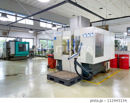 CNC Machine are working in the factory CNC Machine are working in the factory 112443134